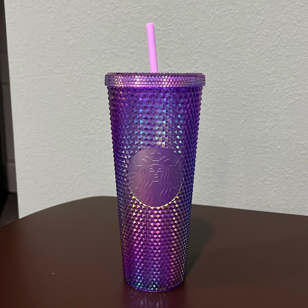 24oz purple Starbucks tumbler